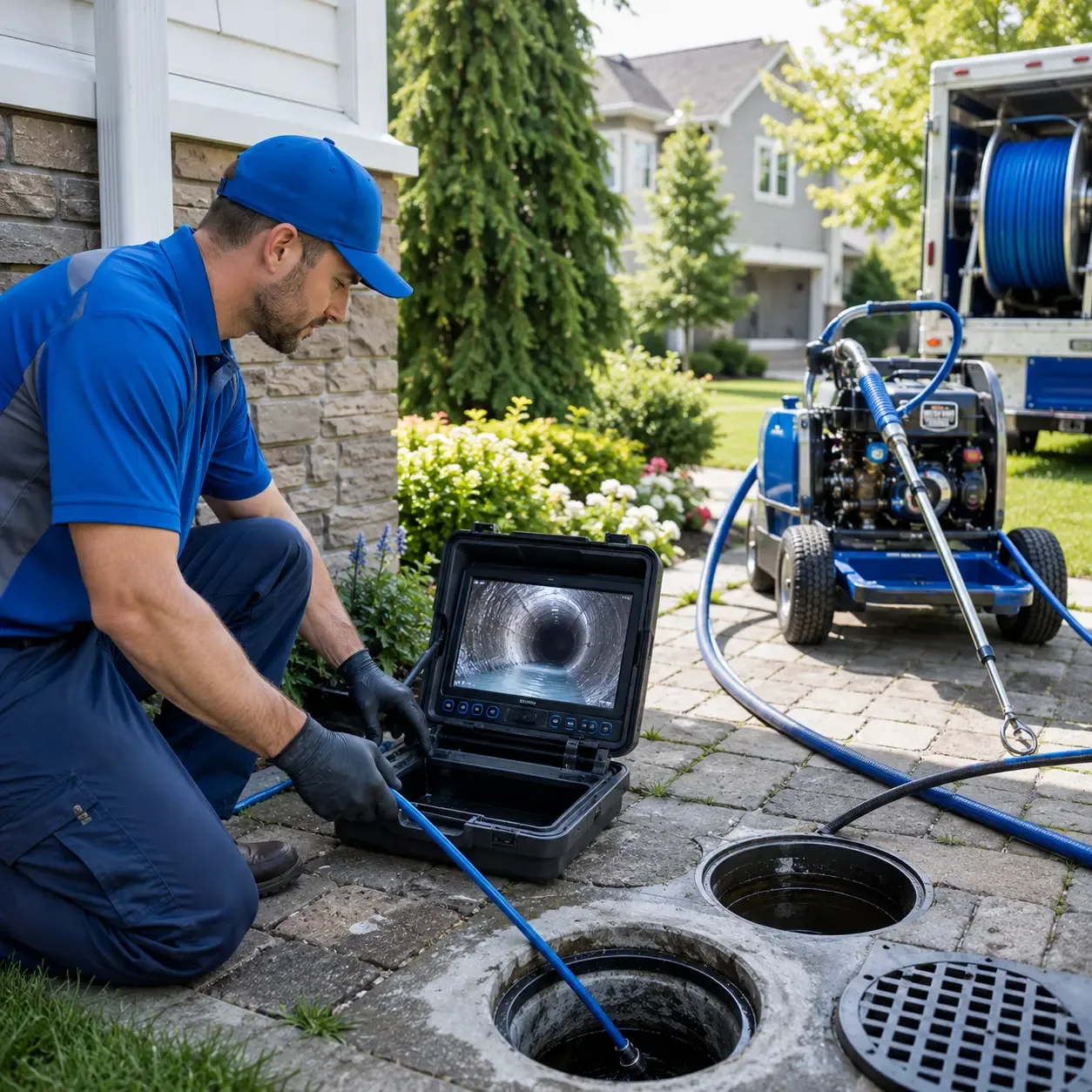 Outdoor drain cleaning professionals serving Colt, AR